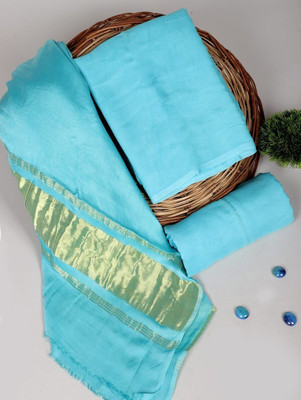 KRAFTLAY Art Silk Solid Salwar Suit Material