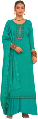 Ambarlyn Jacquard Solid Salwar Suit Material