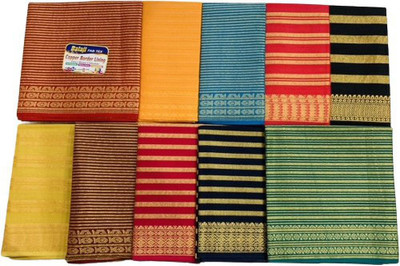 Balaji Creation Cotton Blend Solid Blouse Material