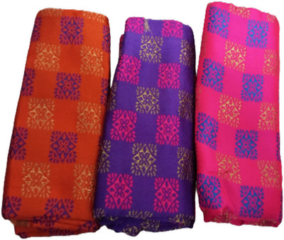 Cotton colors Cotton Silk Self Design Blouse Material