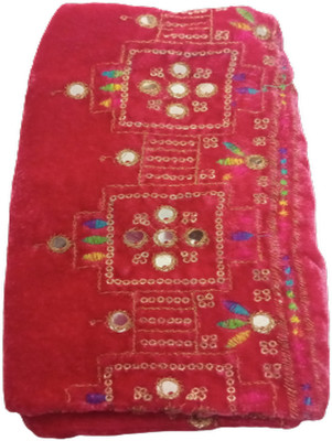 Cotton colors Velvet Self Design Blouse Material