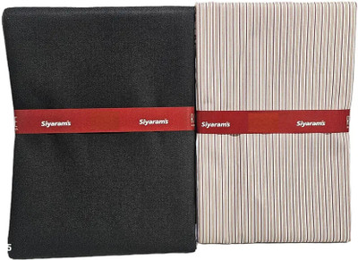 Siyaram's Cotton Blend Striped Shirt & Trouser Fabric