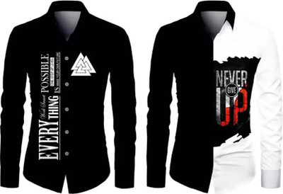 jrk enterprise Polycotton Printed Shirt Fabric