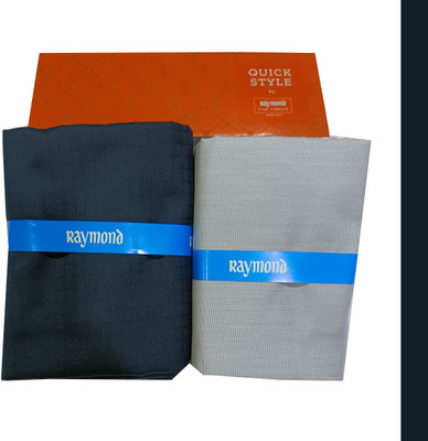 Raymond Cotton Blend Solid, Checkered Shirt & Trouser Fabric