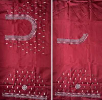 CORRECT CHOICE Cotton Silk Embroidered Blouse Material