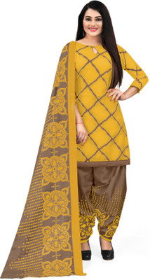 Rajnandini Cotton Blend Printed Salwar Suit Material