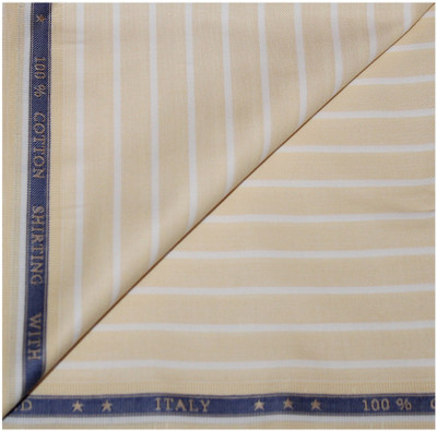 J Hampstead Pure Cotton Striped Shirt Fabric