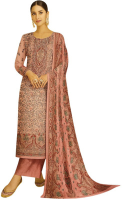 ShEmpire Wool Printed Salwar Suit Material