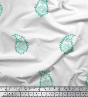 Soimoi Pure Cotton Paisley Multi-purpose Fabric
