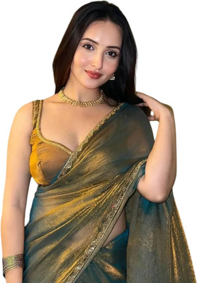 DESTY Silk Blend Embellished, Self Design Blouse Material