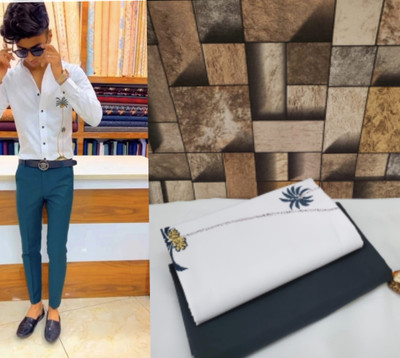 KHODIYAR FASHION Polycotton Solid Shirt & Trouser Fabric