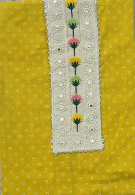FAB JUNCTION Pure Cotton Printed Salwar Suit Material