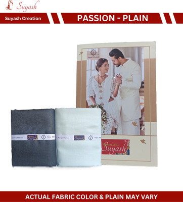Suyash Creation Cotton Blend Checkered Shirt & Trouser Fabric