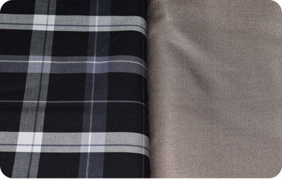 Arvind Pure Cotton Checkered Shirt & Trouser Fabric