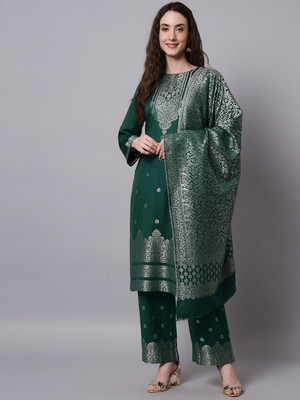 HouseOfCommon Wool Self Design Kurta & Palazzo Material