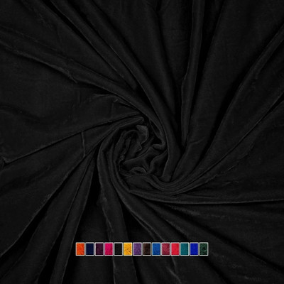 ALINA MODA Velvet Solid Multipurpose Running Fabric