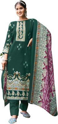 Rosniya Wool Printed Salwar Suit Material