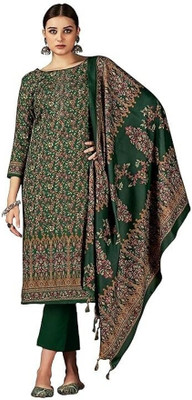 HouseOfCommon Wool Printed Salwar Suit Material
