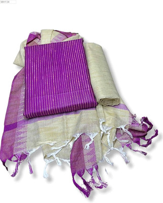 Manikant Handloom Cotton Silk Printed Salwar Suit Material