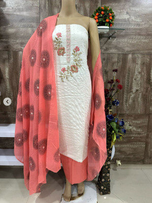 MYRAADESIGNER Pure Cotton Printed Salwar Suit Material