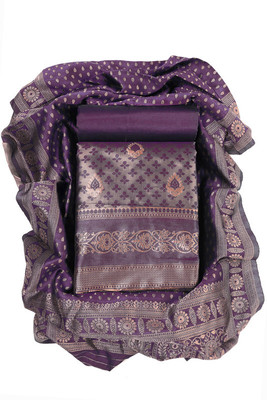 Sun Fashion And Lifestyle Jacquard Self Design Salwar Suit Material