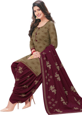 laxmi creation Crepe Printed Salwar Suit Material