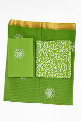 SS Fashion Cotton Blend Striped Salwar Suit Material