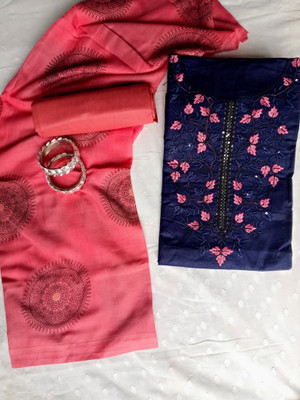 MYRAADESIGNER Pure Cotton Printed Salwar Suit Material