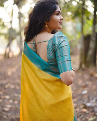 PITHAVADIWALA Pure Silk Solid Blouse Material
