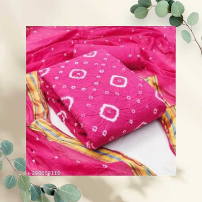 RAVI JANKI Viscose Rayon Dyed Salwar Suit Material