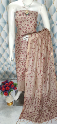 MOHEY DESI Silk Blend Printed Kurta & Churidar Material