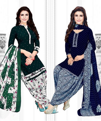 ANIRAV Crepe Printed Salwar Suit Material