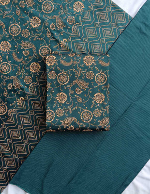 TRENDISTAA Wool Printed Salwar Suit Material