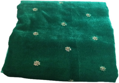 Cotton colors Velvet Self Design Blouse Material
