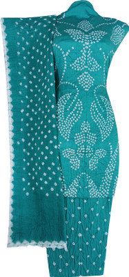 ADHIN Cotton Silk Embroidered Salwar Suit Material