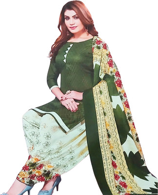 ZingMe Satin Embroidered, Self Design Salwar Suit Material