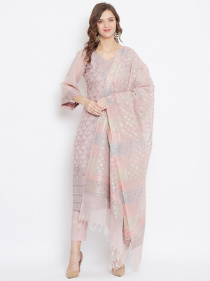 Safaa Pure Cotton Self Design Kurta & Palazzo Material