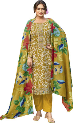 DRAVINAM Trends Pure Cotton Printed Salwar Suit Material