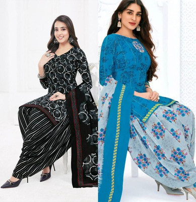 SEWDHAGA Crepe Self Design Salwar Suit Material