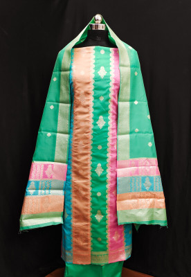 ARISHTA Art Silk Self Design Kurta & Churidar Material