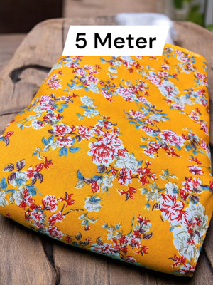 N A Attire Cotton Blend Printed Suit Fabric