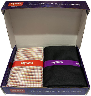 Raymond Cotton Blend Checkered Shirt & Trouser Fabric