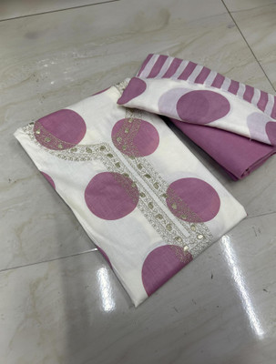 krishna boutique Pure Cotton Printed Salwar Suit Material