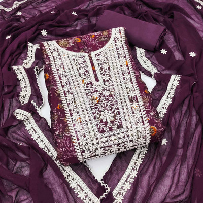 Peachmode Cotton Silk Printed Salwar Suit Material