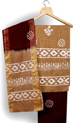 INTHIC Cotton Blend Printed Salwar Suit Material