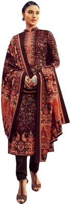 Rosaniya Wool Printed Salwar Suit Material