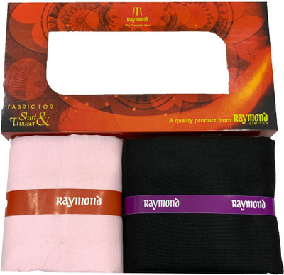 Raymond Cotton Blend Solid Shirt & Trouser Fabric