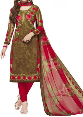 PRIHAAN CLOTHING Crepe Printed Kurta & Patiyala Material