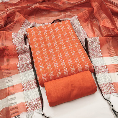 manvaa Jacquard Solid Salwar Suit Material