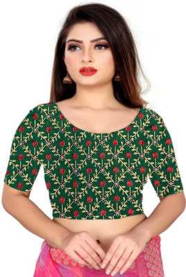 HouseOfCommon Silk Blend Embroidered Blouse Material